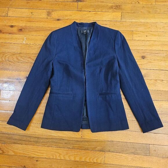 J. Crew 365 Going Out Blazer In Stretch Twill Navy Women’s Size 6 Workwear Casua - Picture 1 of 8